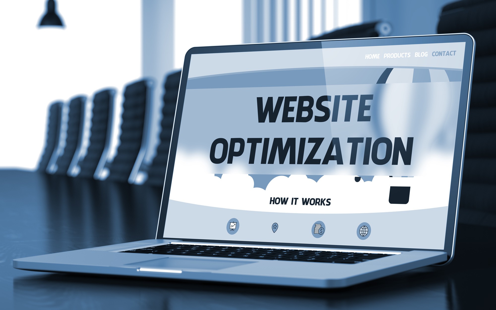 Optimize website blog banner image